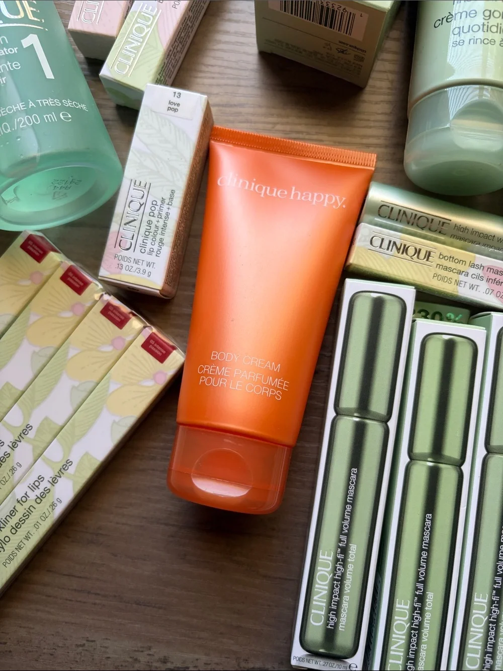 New Clinique Closet Clear Out skincare and makeup assortment
